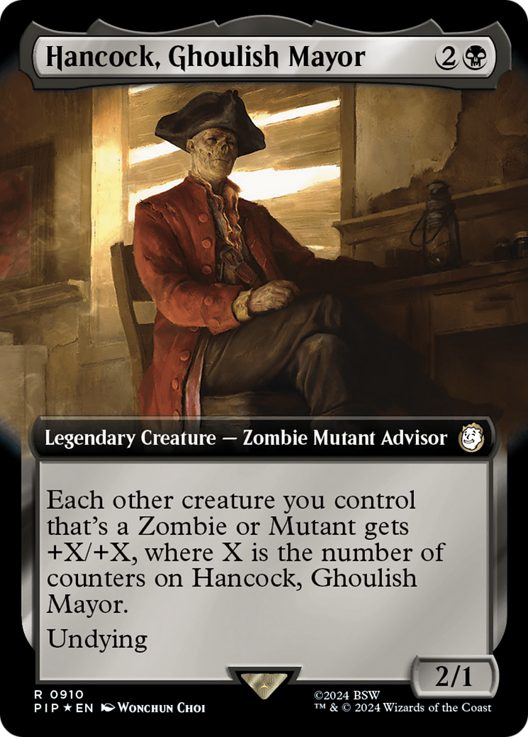 Hancock, maire macabre (Extended Art) (Surge Foil) [Fallout]