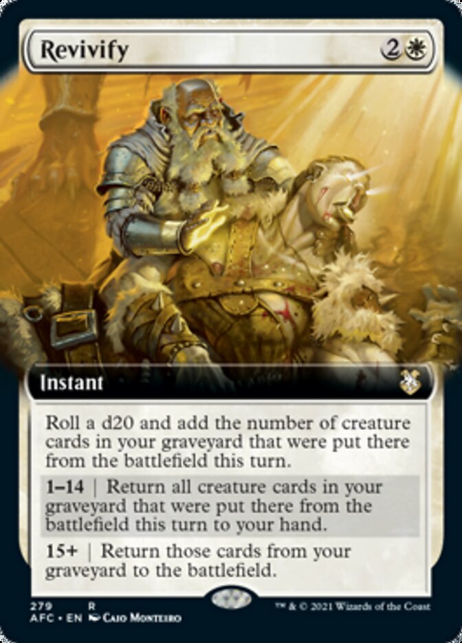 Raviver (Extended Art) [Dungeons & Dragons : Aventures au pays des Royaumes Oubliés Commander]