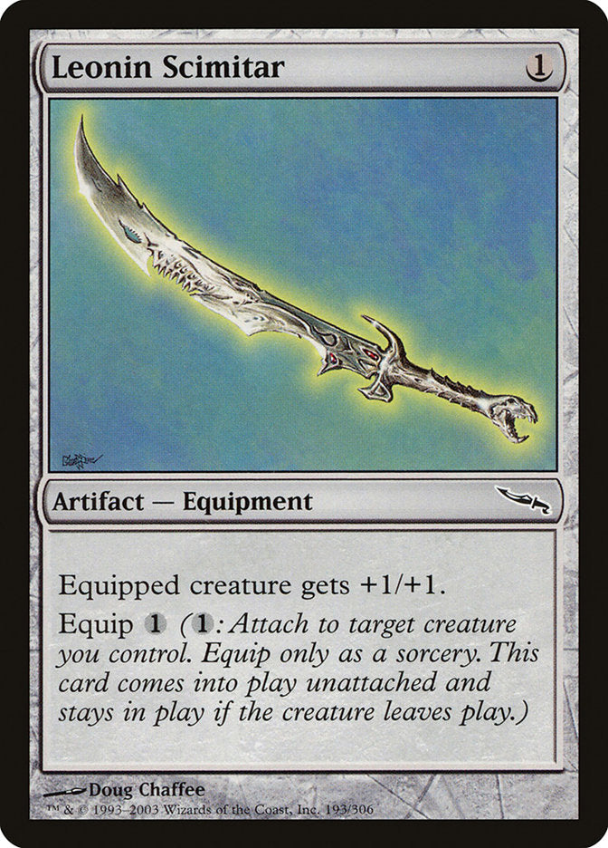 Cimitarre léonin [Mirrodin]