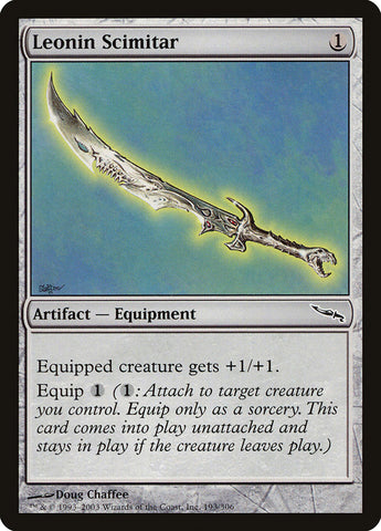 Cimitarre léonin [Mirrodin]