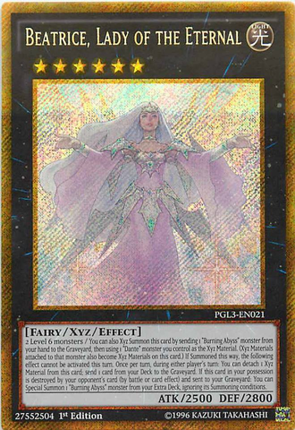 Beatrice, Dama Eterna [PGL3-EN021] Rara Secreta Dorada
