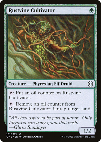 Cultivador de óxido enredadera [Phyrexia: All Will Be One]