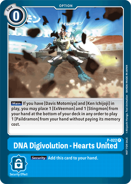 ADN Digievolución - Corazones Unidos [P-022] [Cartas Promocionales]