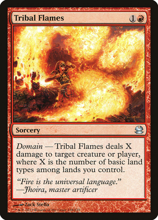 Flammes tribales [Modern Masters]