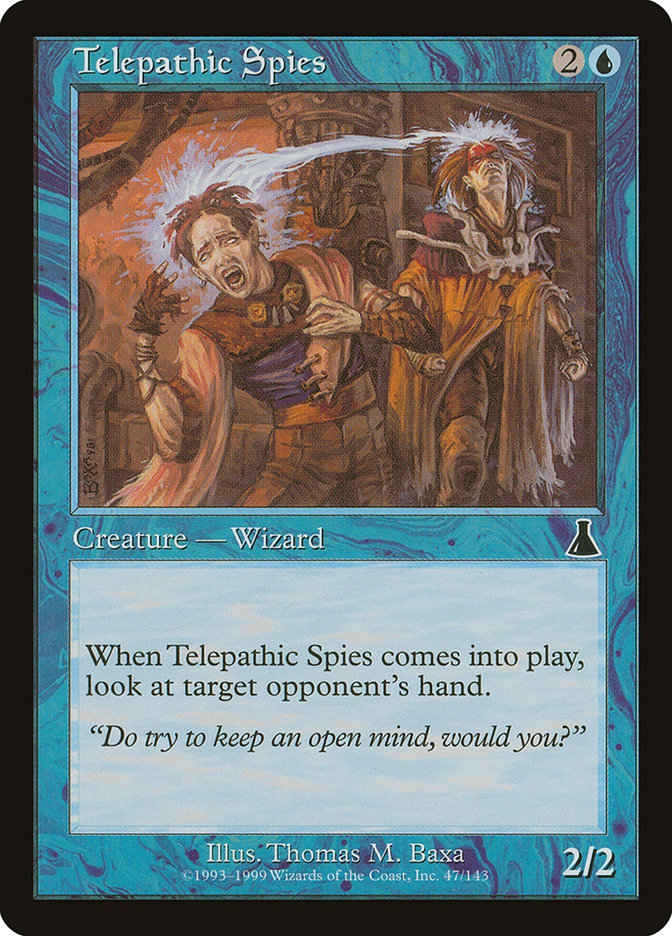 Espions télépathes [Destinée d'Urza]