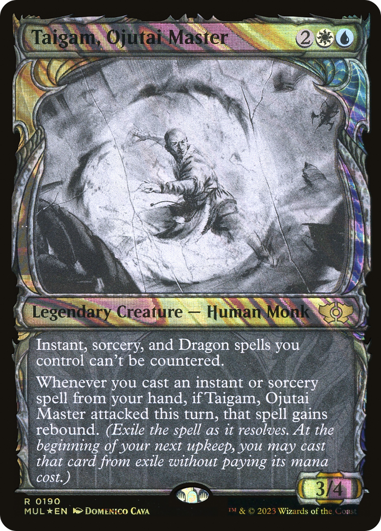 Taigam, Maestro Ojutai (Foil arcoíris) [Leyendas del Multiverso]