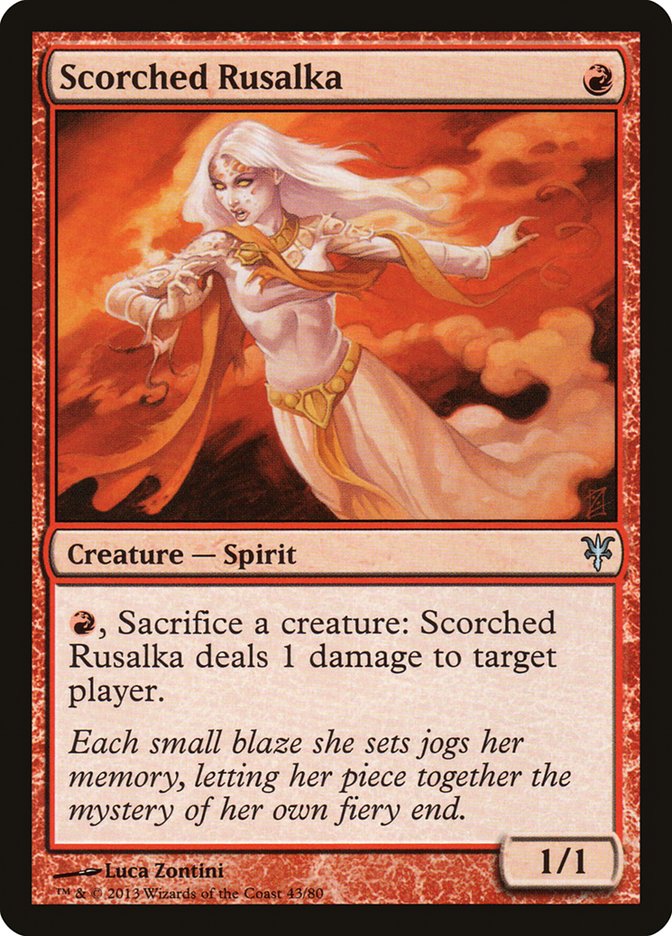Rusalka calcinée [Decks de duellistes : Sorin vs Tibalt]
