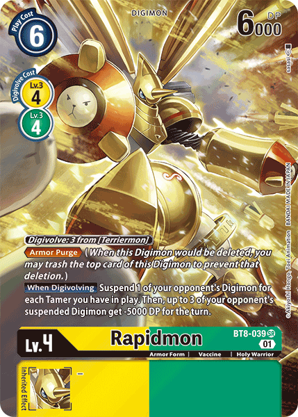 Rapidmon [BT8-039] (Arte Alternativo) [Nuevo Despertar]