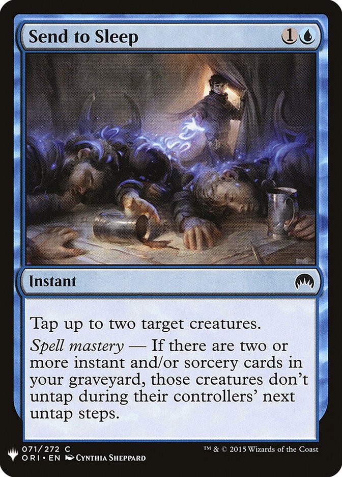 Mandar a dormir [Mystery Booster]