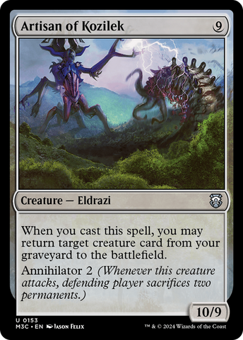 Artisan de Kozilek (Feuille chatoyante) [Modern Horizons 3 Commander]