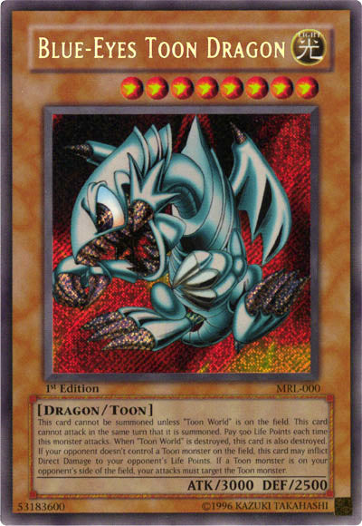 Dragon Toon aux Yeux Bleus [MRL-000] Secrète Rare