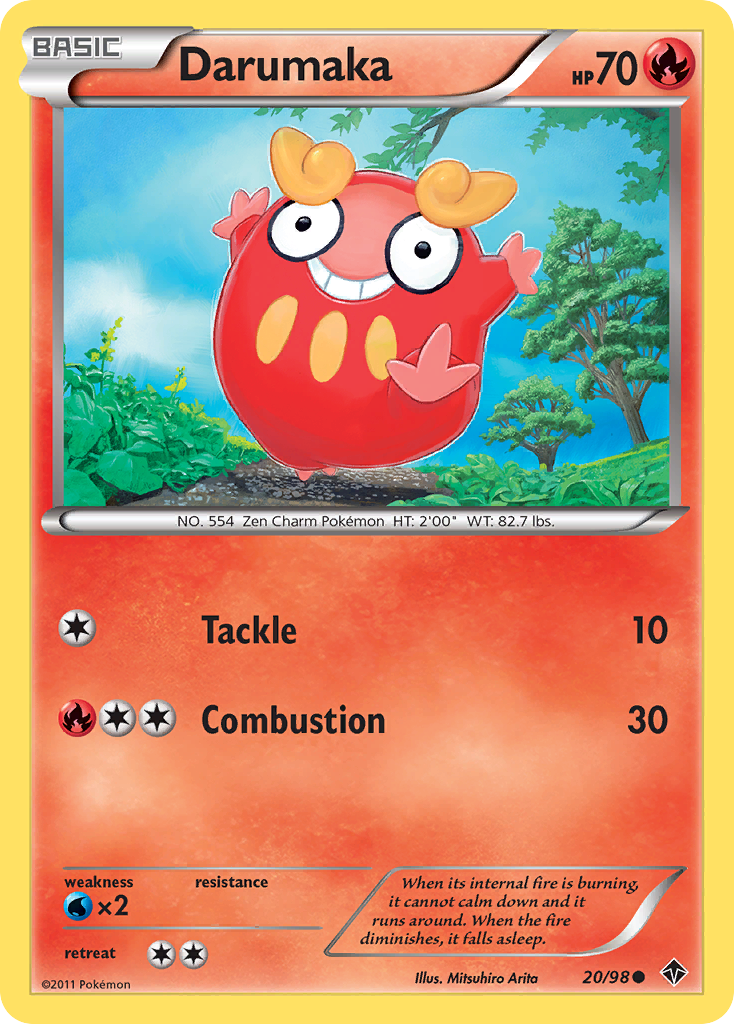 Darumaka (20/98) [Negro y Blanco: Poderes Emergentes]