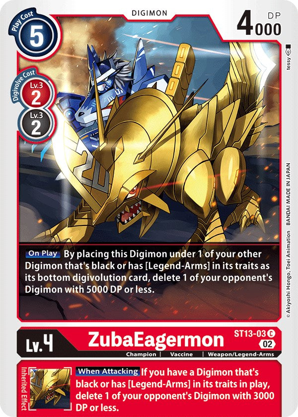 ZubaEagermon [ST13-03] [Mazo de Inicio: Ragnaloardmon]