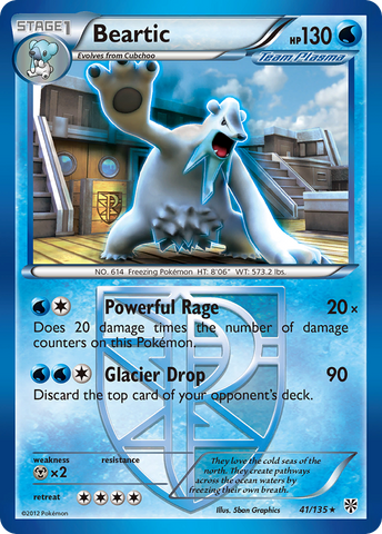 Beartic (41/135) [Negro y Blanco: Tormenta Plasma]