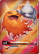DemiMeramon [BT6-001] (Arte Alternativo - Box Topper) [Double Diamond]