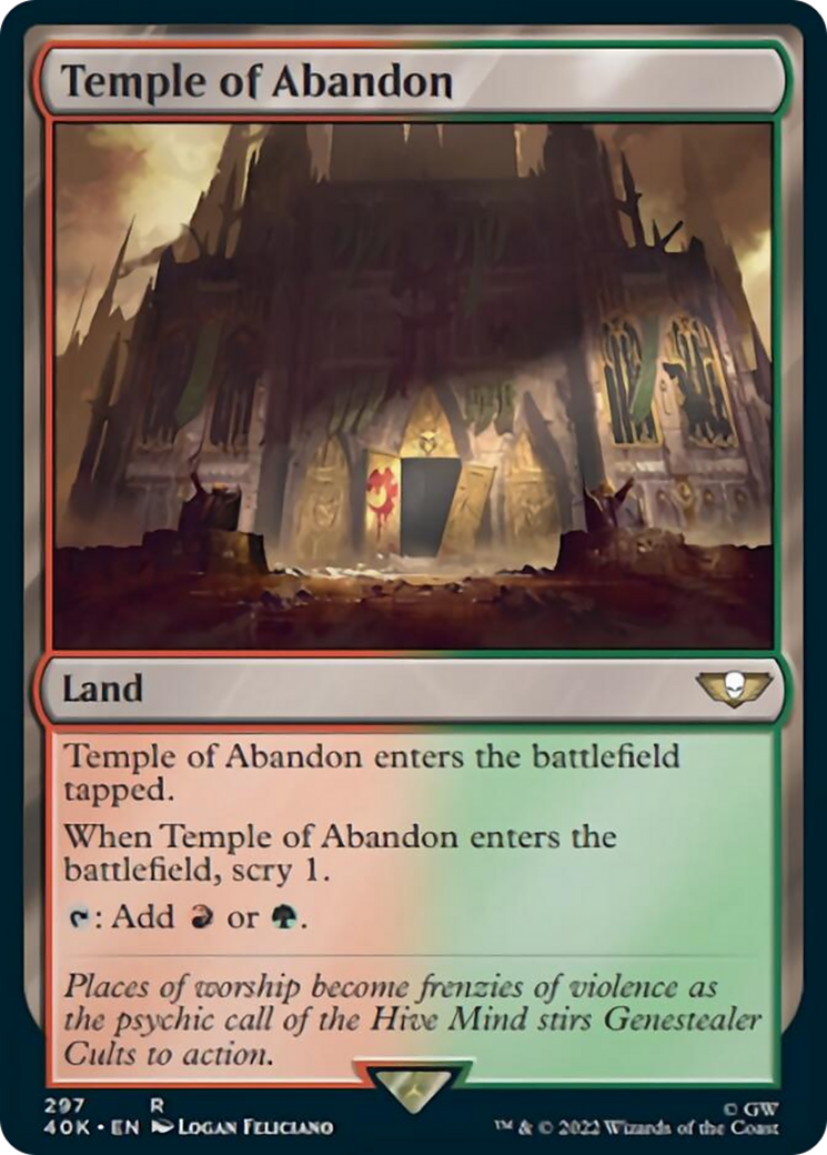 Temple de l'Abandon (Feuilletée avec poussée d'énergie) [Warhammer 40,000]