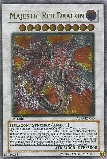 Dragon Rouge Majestueux [ABPF-FR040] Ultimate Rare