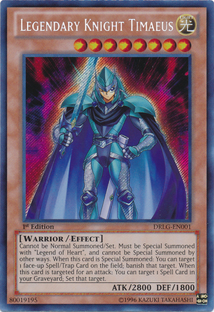 Caballero Legendario Timaeus [DRLG-EN001] Secreta Rara