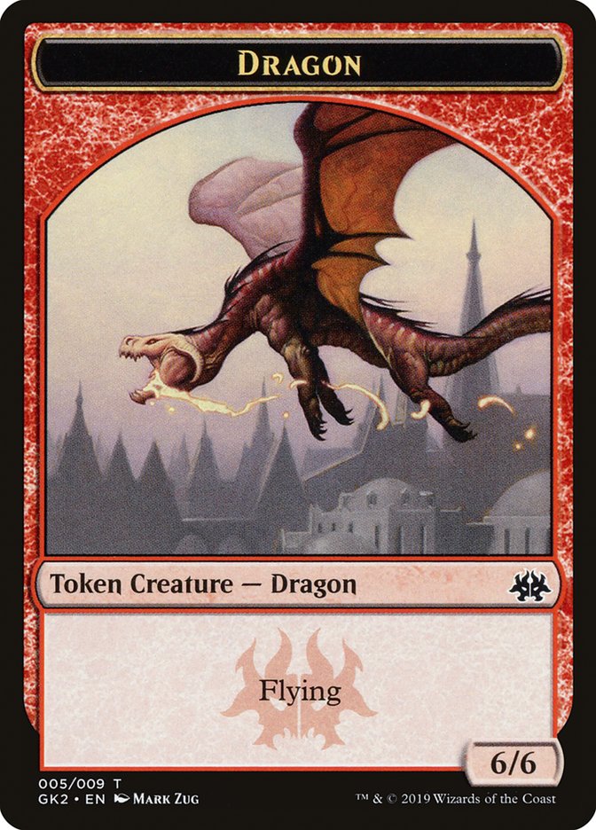 Dragon // Gobelin Jeton recto-verso [Tokens de kit de guilde de l'allégeance de Ravnica]