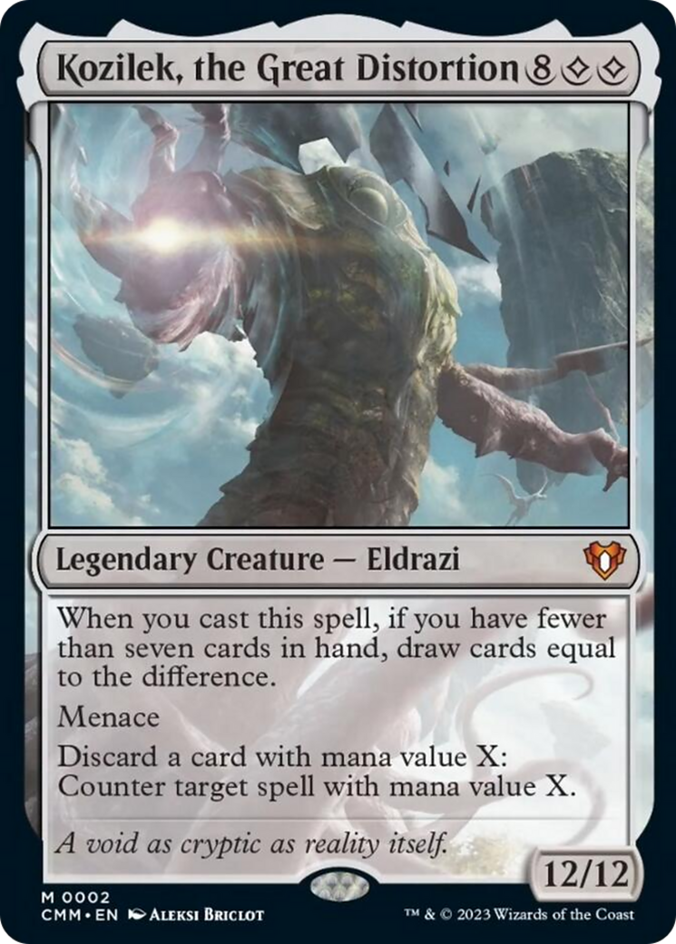 Kozilek, la Grande Distorsion [Commander Masters]