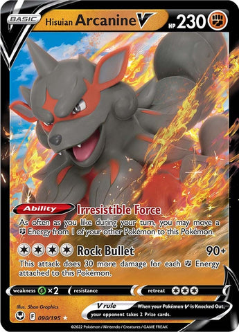 Arcanine de Hisui V (090/195) [Espada y Escudo: Tempestad Plateada]