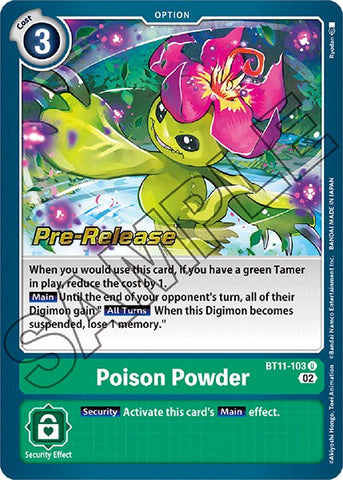 Polvo Venenoso [BT11-103] [Promociones pre-lanzamiento de Fase Dimensional]