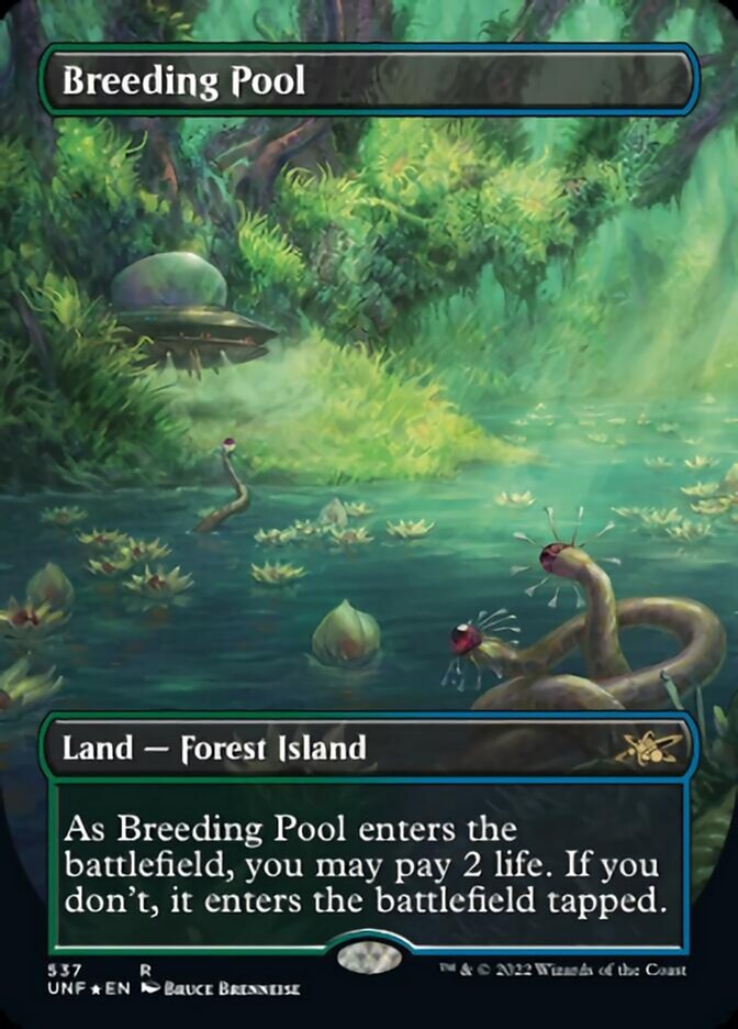 Breeding Pool (Sans bordure) (Foil Galaxy) [Unfinity]
