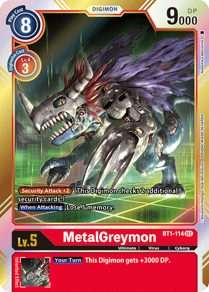 MetalGreymon [BT1-114] [Lanzamiento de la Edición Especial del Booster Ver.1.0]