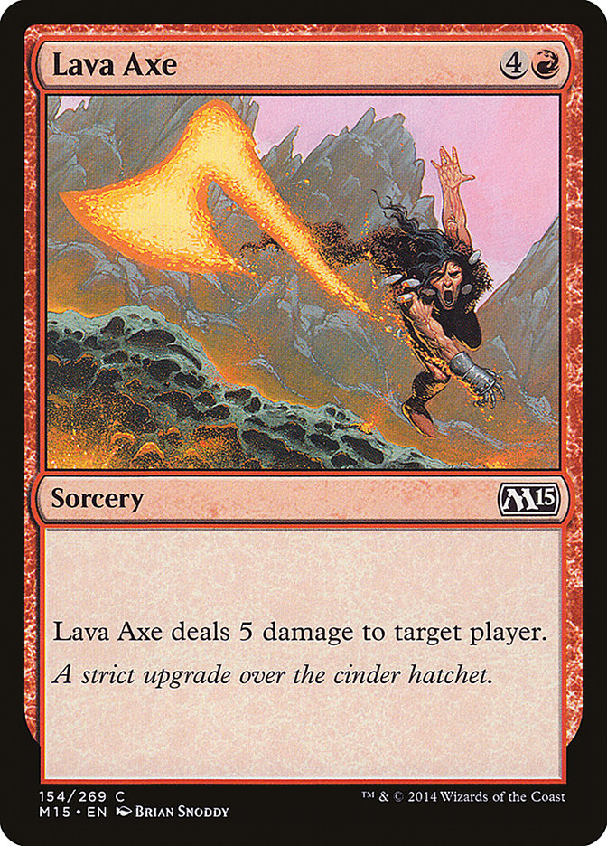 Hache de lave [Magic 2015]