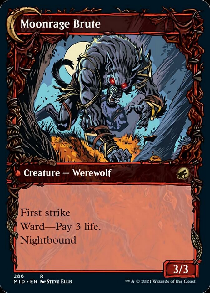 Cathare brutal // Brute enragée (Vitrine Equinoxe) [Innistrad : Chasse de minuit]