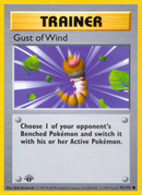 Ráfaga de Viento (93/102) (Sin sombra) [Primera edición de Base Set]