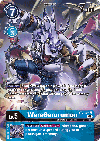 WereGarurumon [BT7-026] (Arte Alternativo) [Next Adventure]