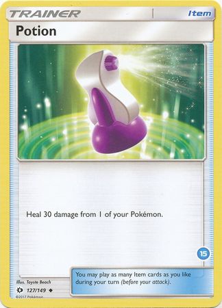 Potion (127/149) (Exclusivité du deck n°15) [Soleil et Lune : Kit du Dresseur - Ninetales d'Alola]