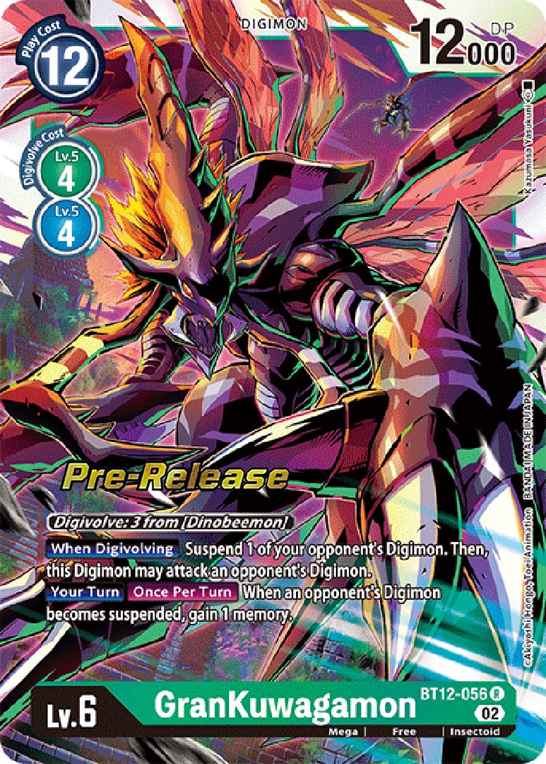 GranKuwagamon [BT12-056] [Cartas de Prerlanzamiento de Across Time]
