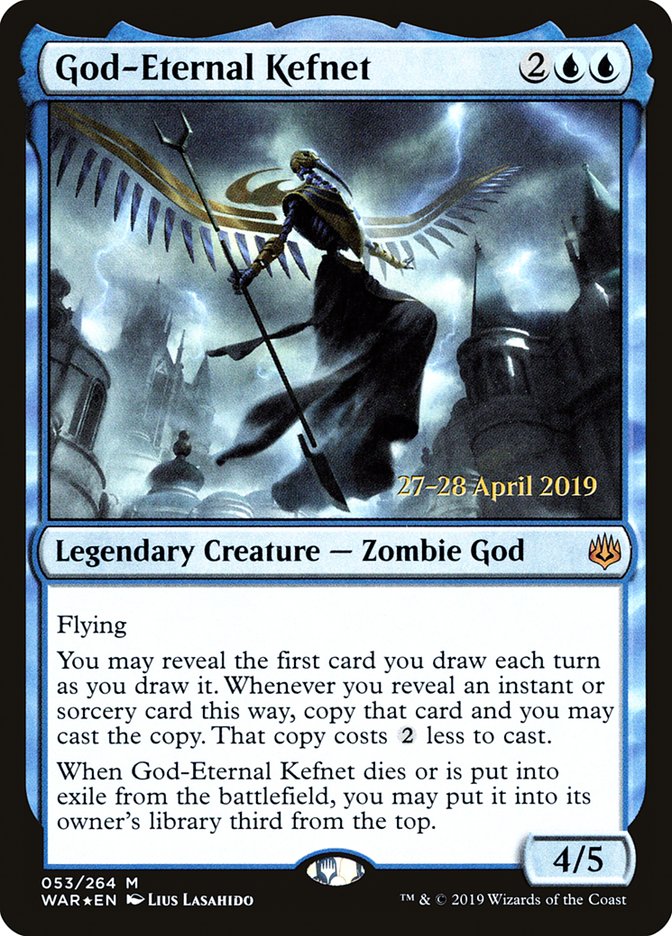 Kefnet le Premier éternel [Cartes promo d'avant-première de la Guerre des Planeswalkers]