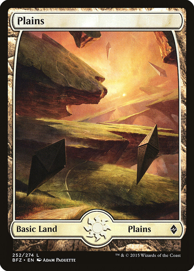 Plaine (252) (Full Art) [Bataille pour Zendikar]