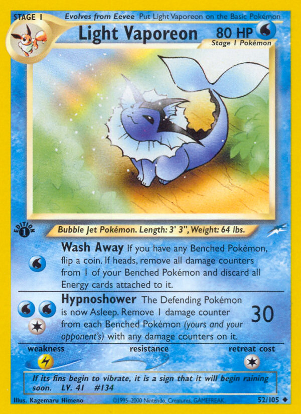 Aquali lumineux (52/105) [Neo Destiny 1re édition]