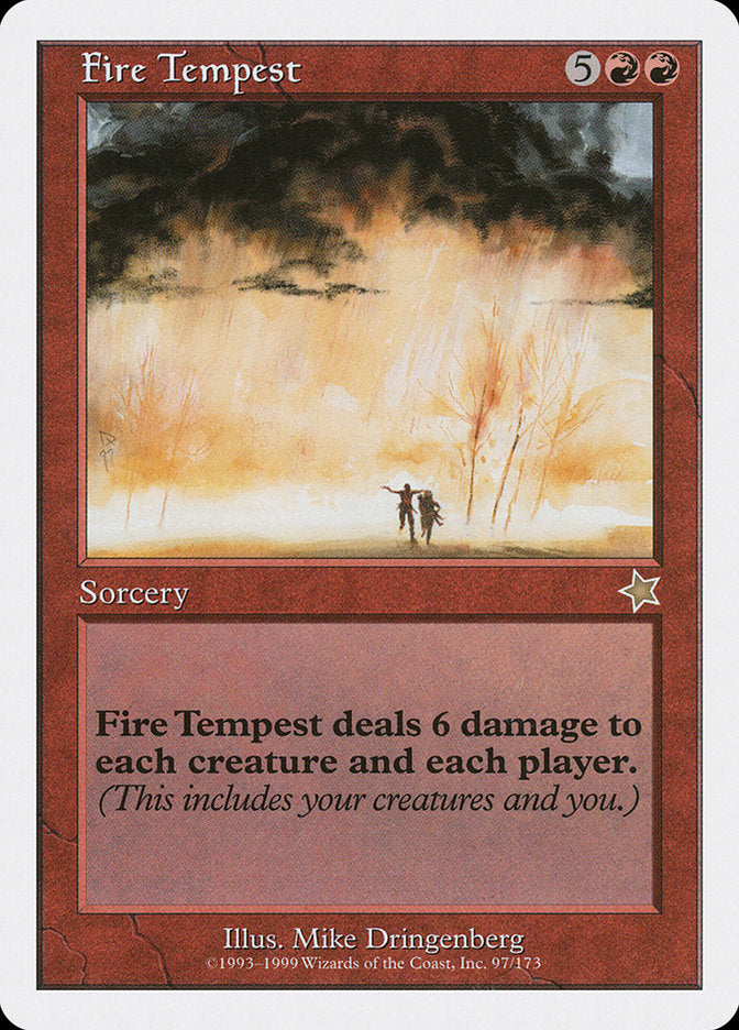 Tempête de feu [Démarrage 1999]