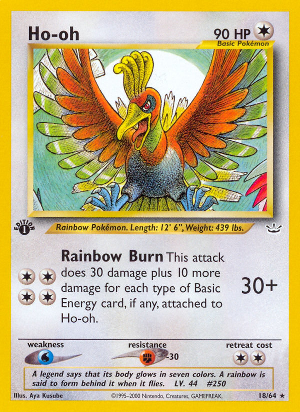 Ho-Oh (18/64) [Neo Revelation 1re édition]