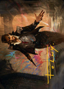 Anhelo, la carte d'illustration du peintre (signature estampée or) [Série d'illustrations Rues de la Nouvelle Capenna]
