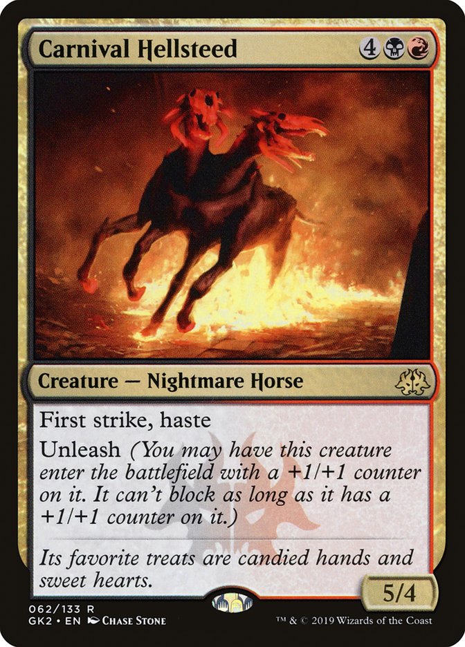 Destrier infernal de carnaval [Kit de guilde Allégeance de Ravnica]