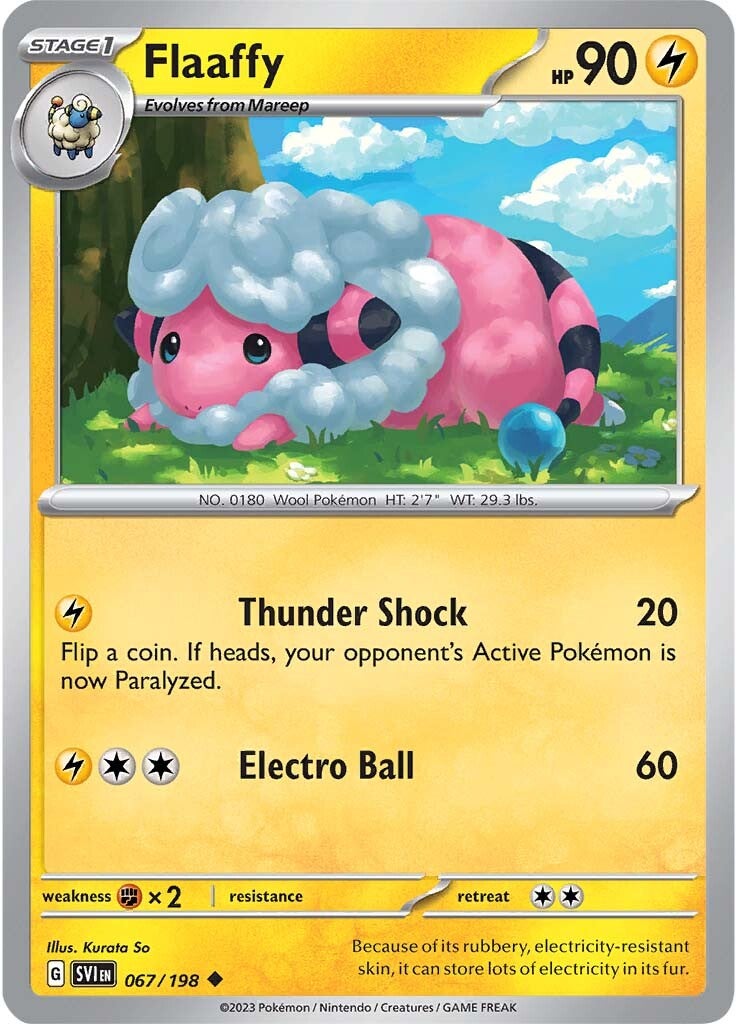 Flaaffy (067/198) [Escarlata y Púrpura: Set Básico]