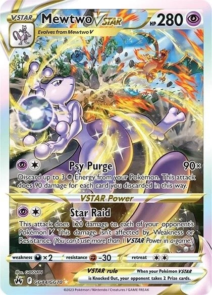 Mewtwo V-ASTRO (GG44/GG70) [Espada y Escudo: Cenit Supremos]