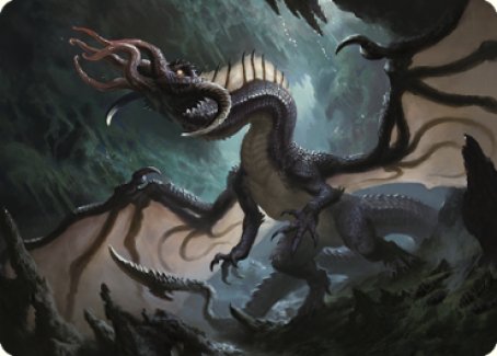 Carte artistique Dragon Pilleur de Cerveaux [Commander Legends : Battle for Baldur's Gate Art Series]
