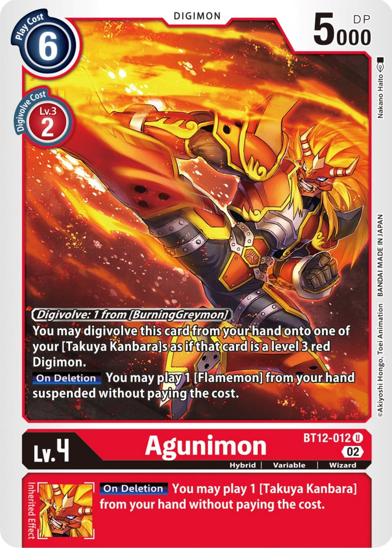 Agunimon [BT12-012] [A Través del Tiempo]