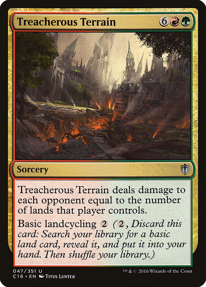 Terrain périlleux [Commander 2016]