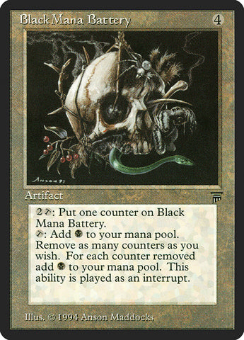 Batería de Maná Negro [Legends]