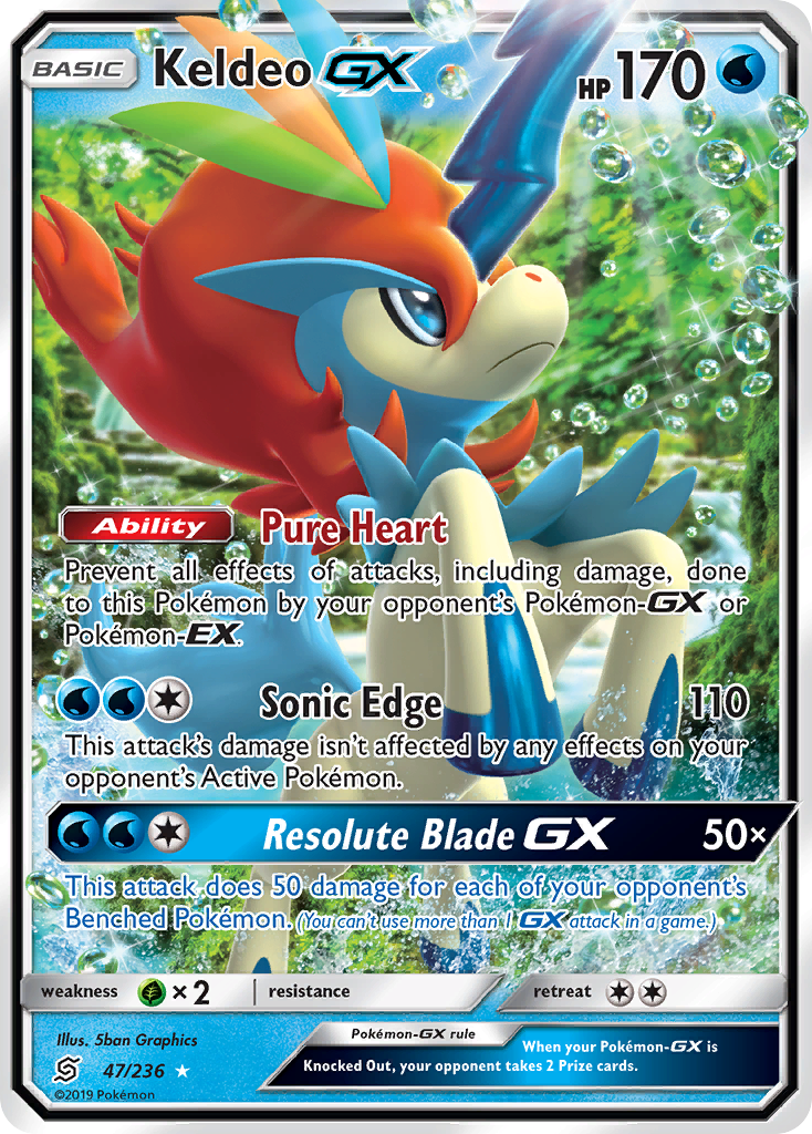 Keldeo GX (47/236) [Soleil et Lune : Destinées Occultes]
