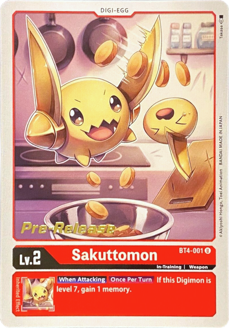 Sakuttomon [BT4-001] [Promociones previas al lanzamiento de Great Legend]