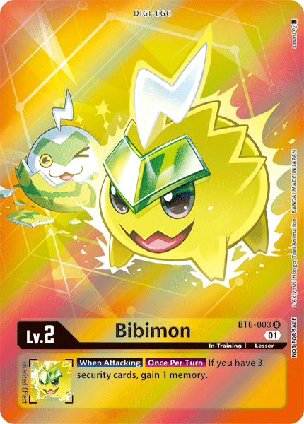 Bibimon [BT6-003] (Arte Alternativo - Caja Topper) [Doble Diamante]